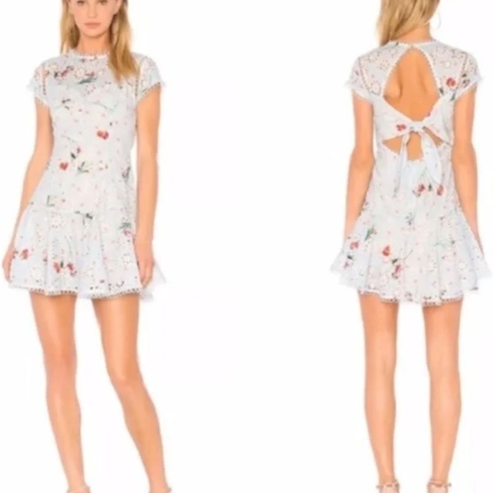 SYDNEY BRODERIE SHORT SLEEVE DRESS NWT